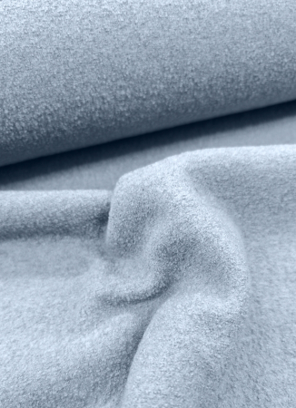 gekochte Wolle - Wollstoff - Walk - Naomi - hellblau